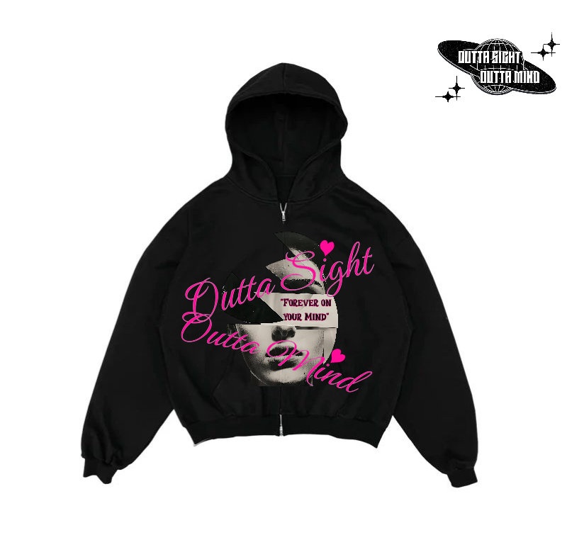 "Forever on Your Mind" Unisex Zip-up Hoodie