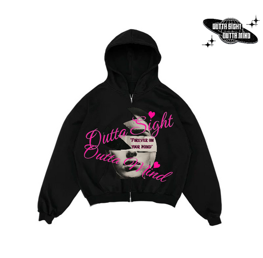 "Forever on Your Mind" Unisex Zip-up Hoodie