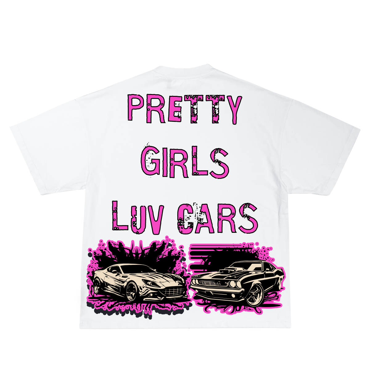 "PRETTY GIRLS LUV CARS" Tee