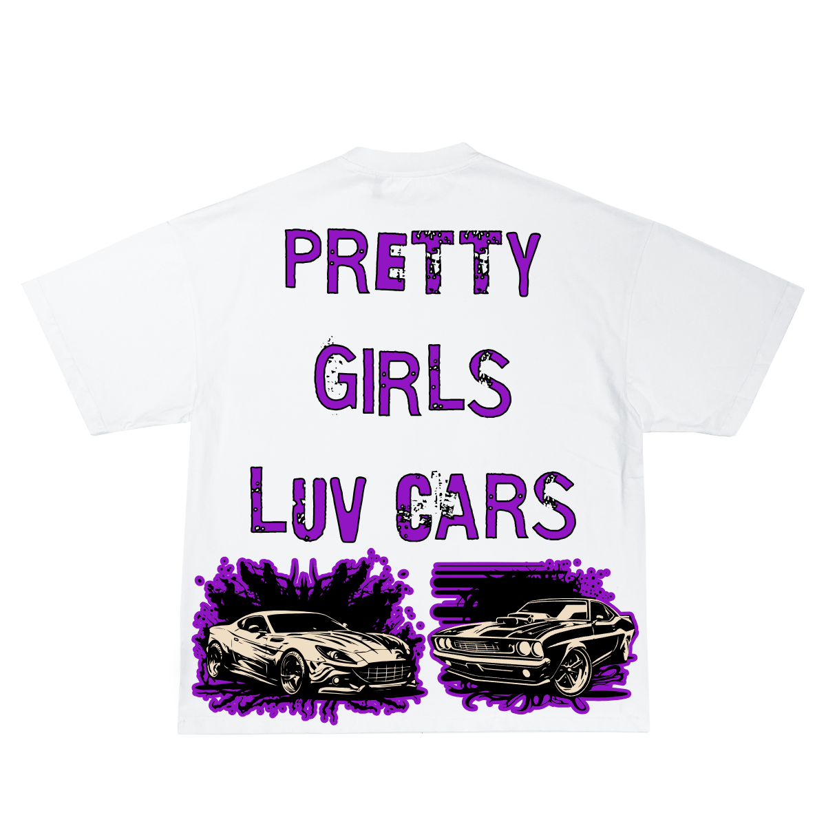 "PRETTY GIRLS LUV CARS" Tee