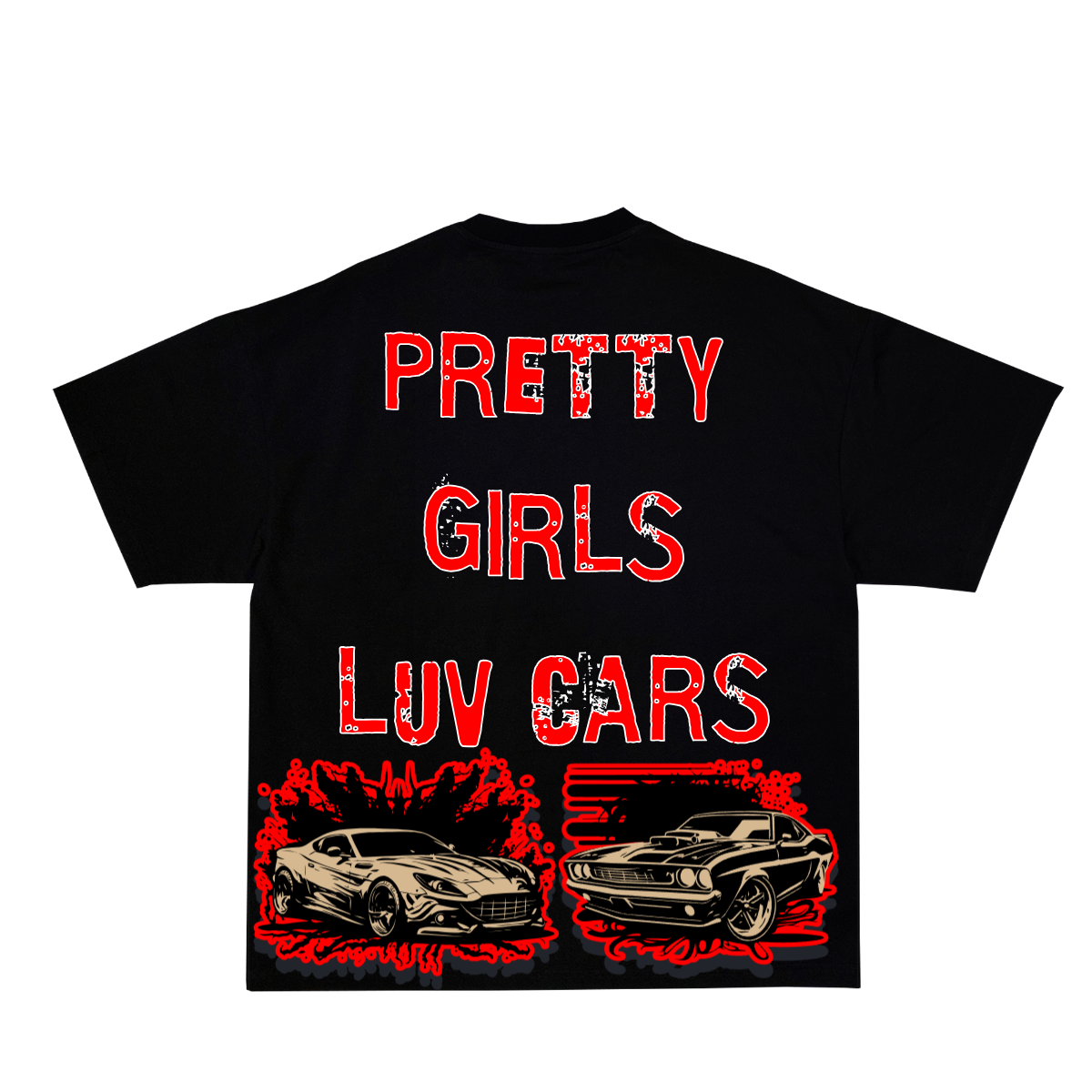 "PRETTY GIRLS LUV CARS" Tee