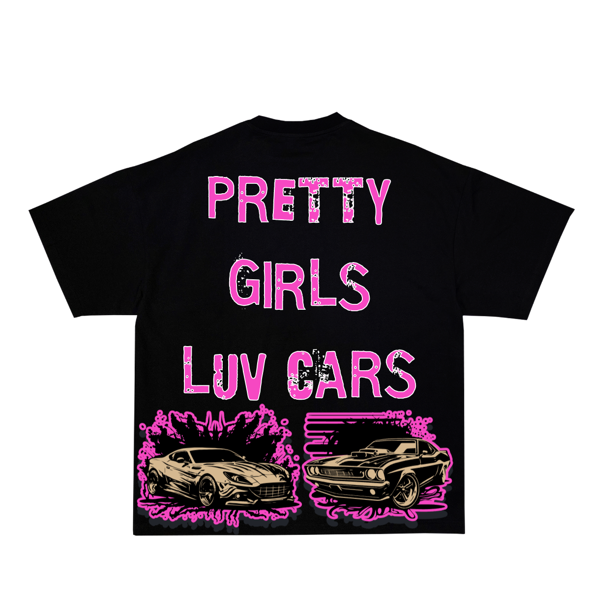 "PRETTY GIRLS LUV CARS" Tee